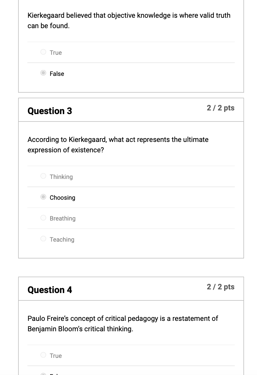 EDUC 703 Quiz Postmodernism