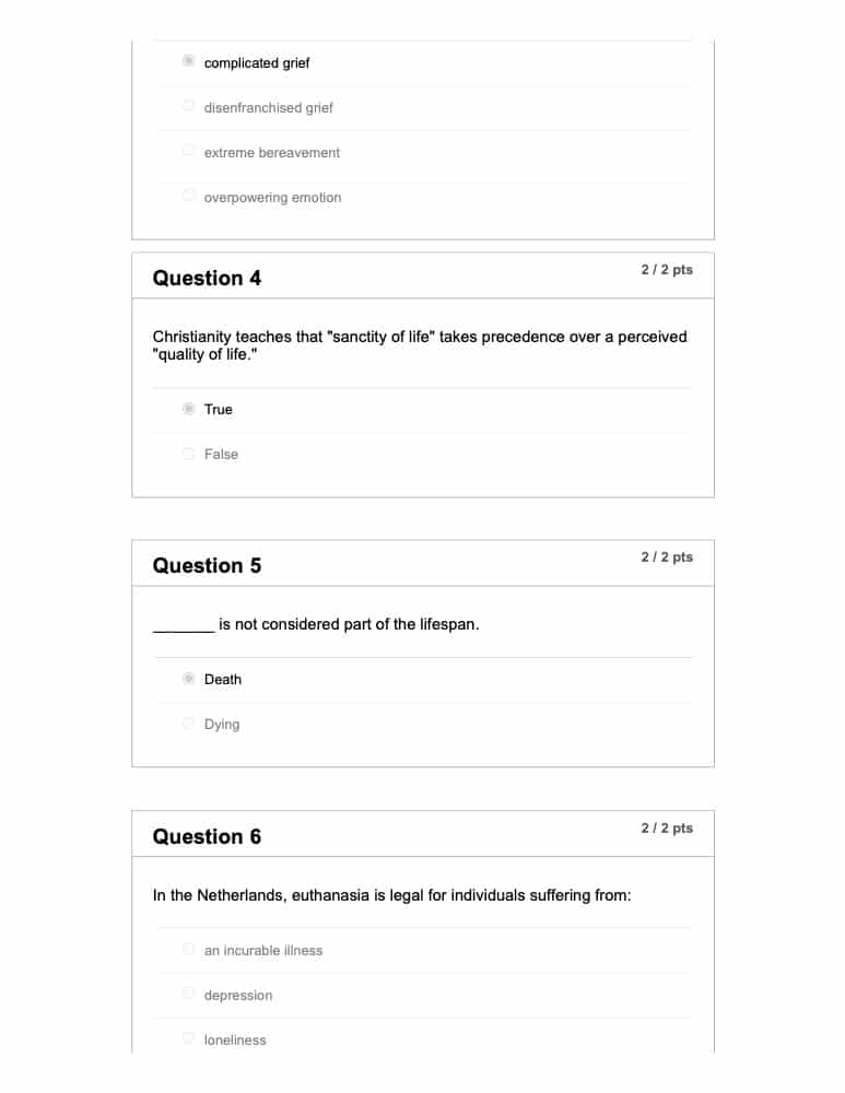 PSYC 210 Quiz 8 Liberty 