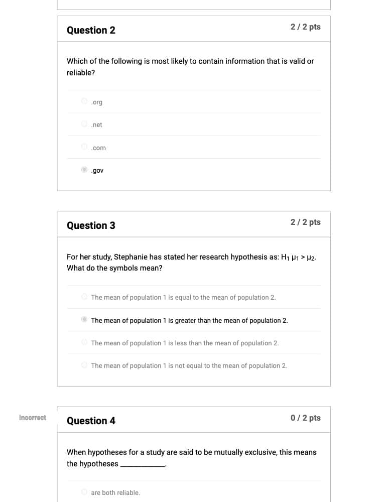 PSYC 255 Quiz 3 Liberty